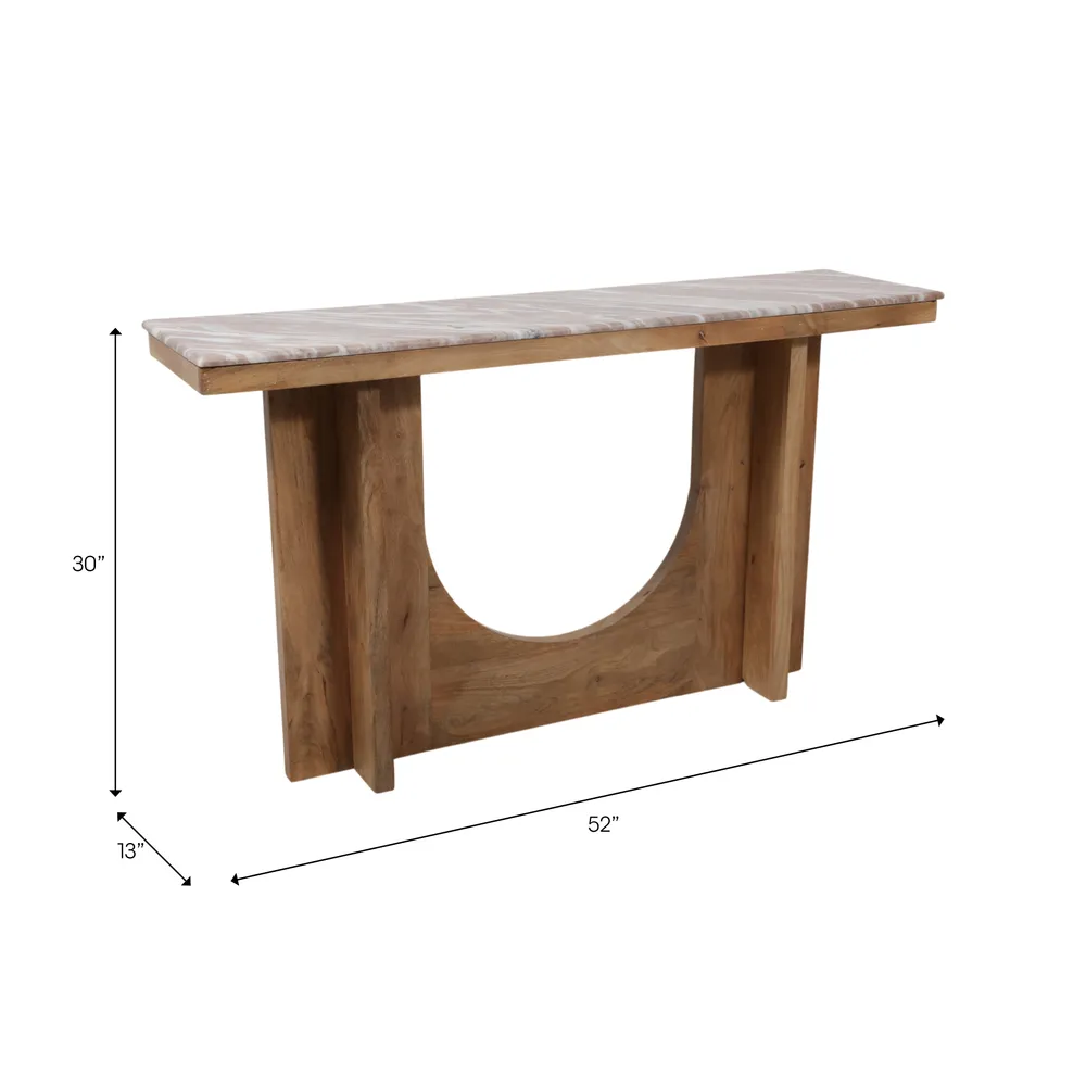 DEANHAM TAN CONSOLE 52 (IN)