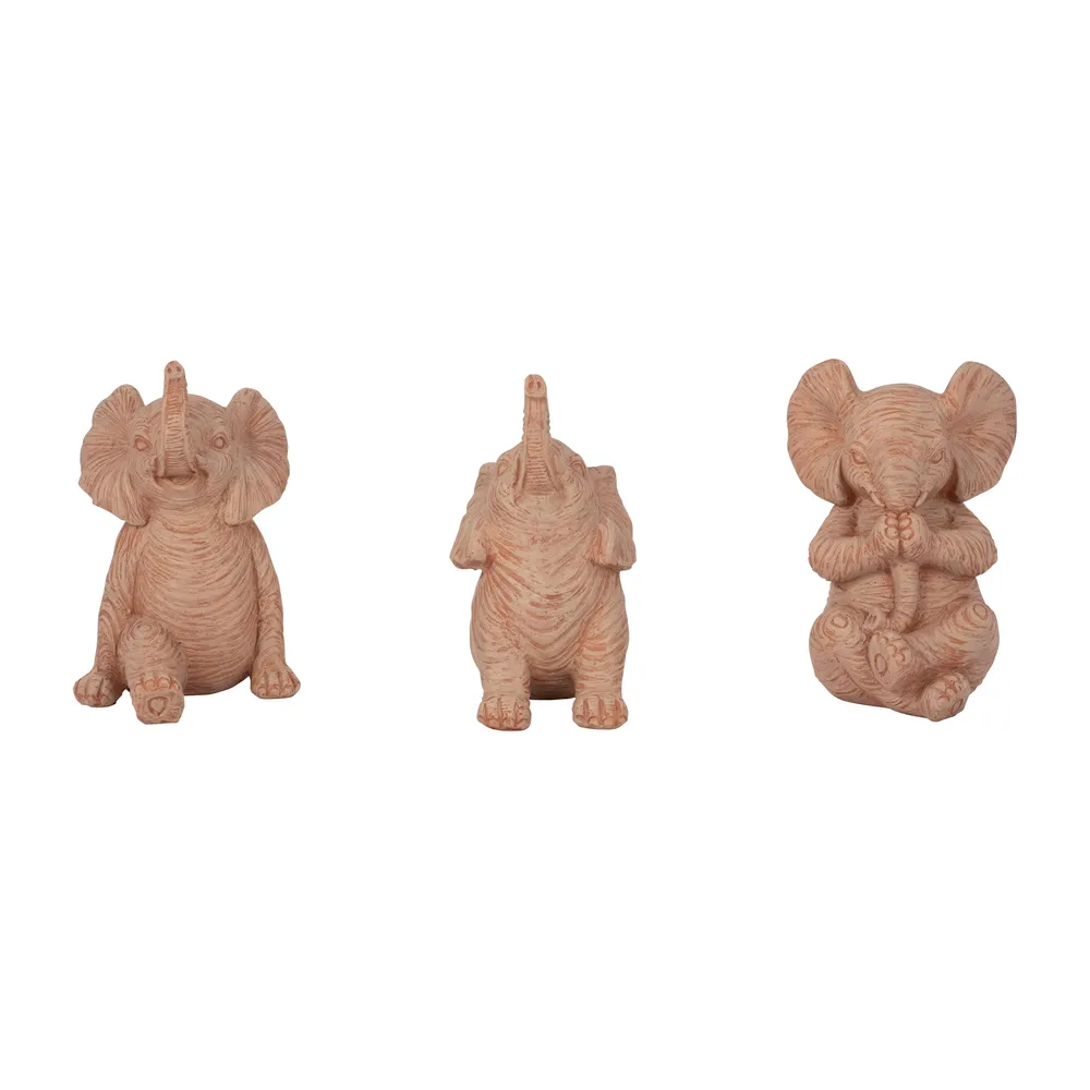 WALTONTON SET OF 3 BROWN DECOR 6 (IN)