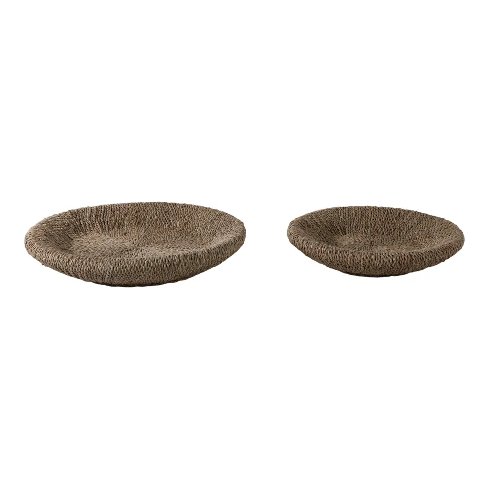 HARKENHAVEN SET OF 2 TAN TRAY 3 (IN)