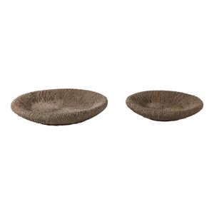 HARKENHAVEN SET OF 2 TAN TRAY 3 (IN) 4