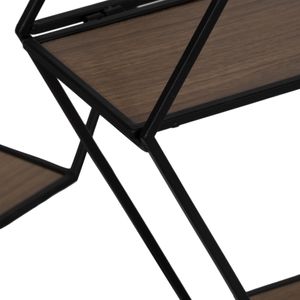 KEATONWOOD SET OF 3 BLACK WALL SHELF 22 (IN) 5