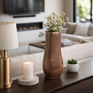 CORBINPORT BROWN VASE 17 (IN) 2
