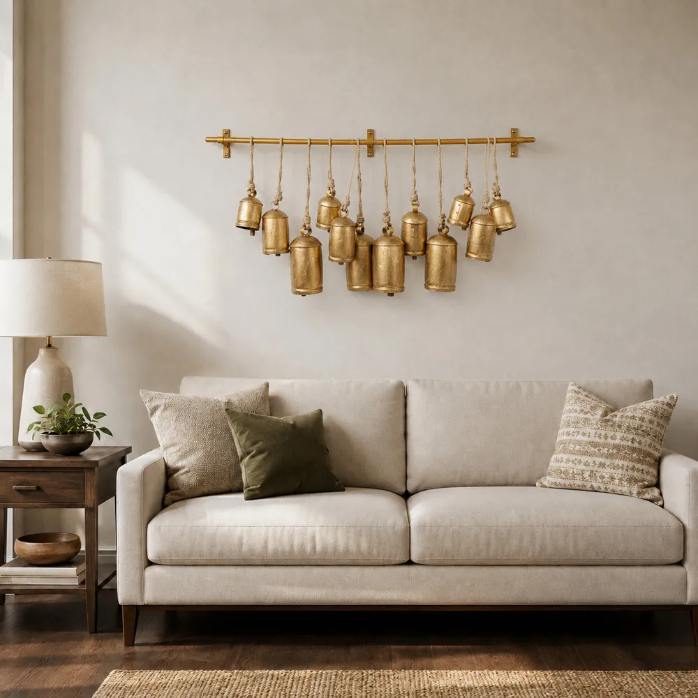BOLTONOAK GOLD WALL HANGING 20 (IN)