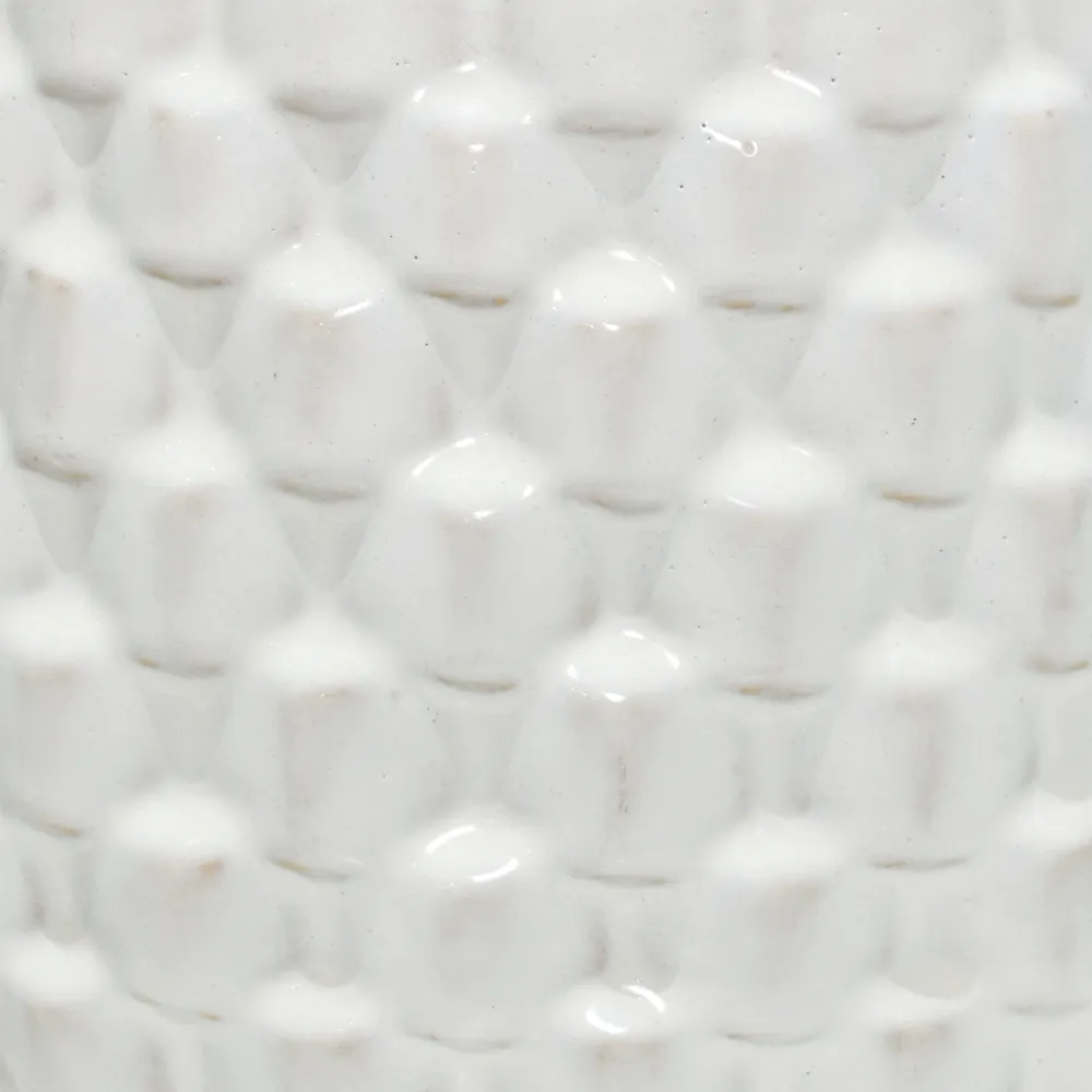 CALTONFIELD SET OF 3 WHITE PLANTER 9 (IN)
