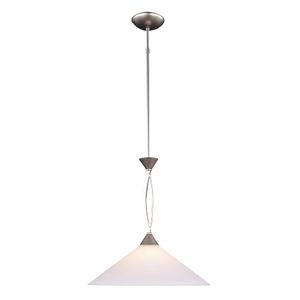 Elysburg 16'' Wide 1-Light Pendant - Satin Nickel 1