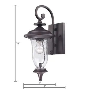 Trinity 16'' High 1-Light Outdoor Sconce - Oil Rubbed Bronze 2