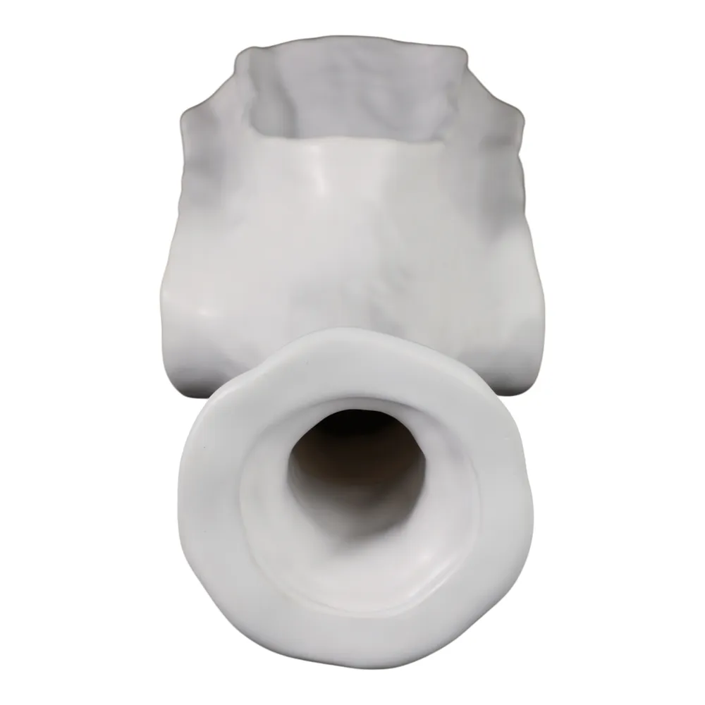 DAWSONWELL WHITE VASE 18 (IN)