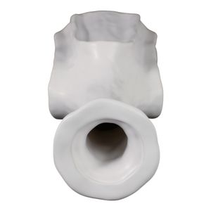 DAWSONWELL WHITE VASE 18 (IN) 7