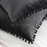 Tassels Reversible Throw Pillow 2