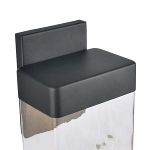 Cornice 13.5'' High Integrated LED Outdoor Sconce - Charcoal Black 6