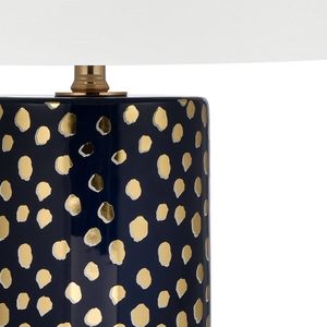 Signe 26'' High 1-Light Table Lamp - Navy 4