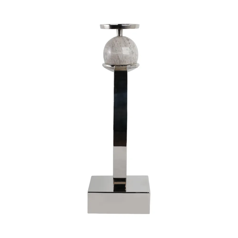 GRAYDONDALE SILVER CANDLE HOLDER 21 (IN)