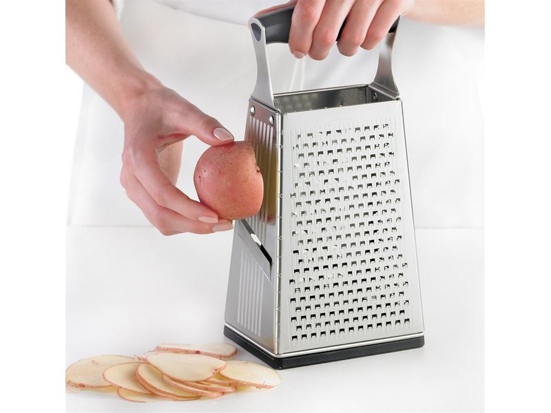 CUISIPRO Grater, 4-Sided Box, SGT, 9.5"/24.1cm, SS 3