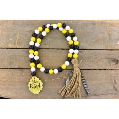 Honey Bee Beaded Garland 38in