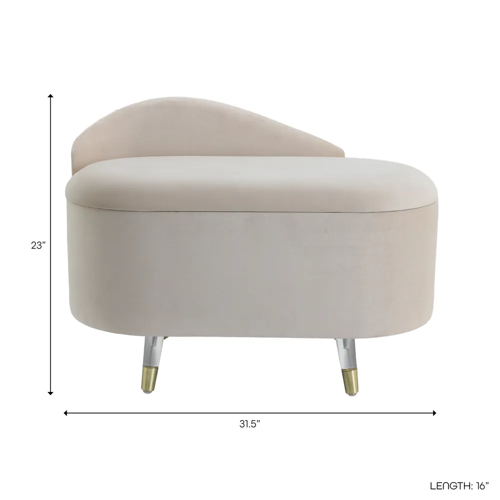 CAMDENMORE WHITE BENCH 23 (IN)
