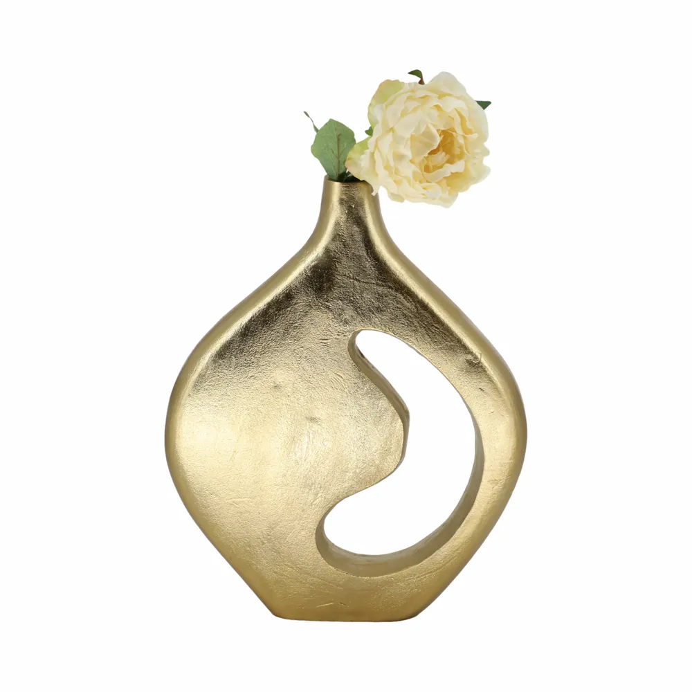 EDGARHAM GOLD VASE 17 (IN)