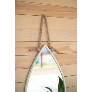 Vertical Fish Mirror with Rope Hanger 2