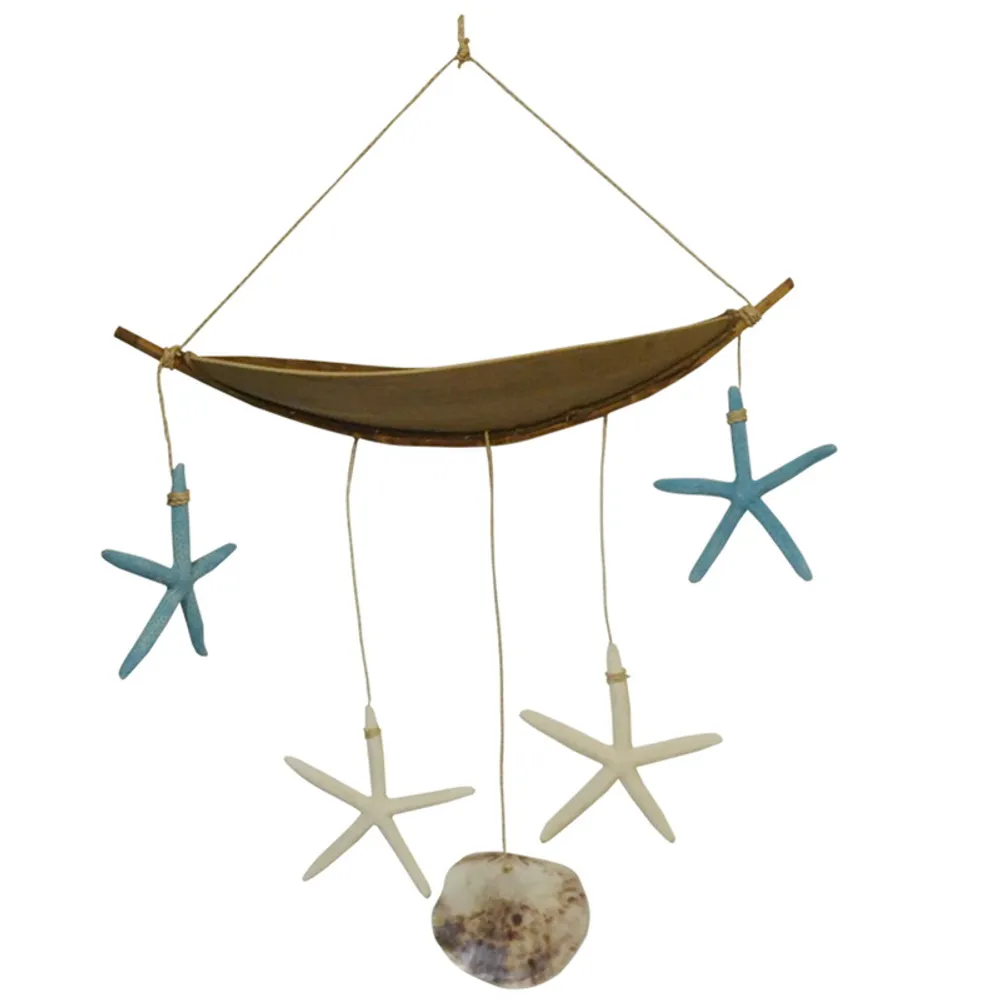 26" BOAT WITH STARFISH DANGLERS