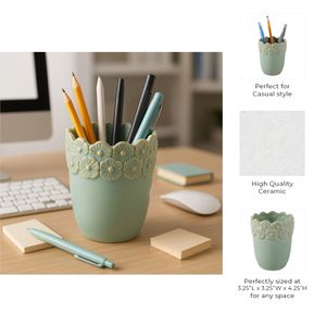 DUNBARMILL GREEN PENCIL CUP 5 (IN) 10