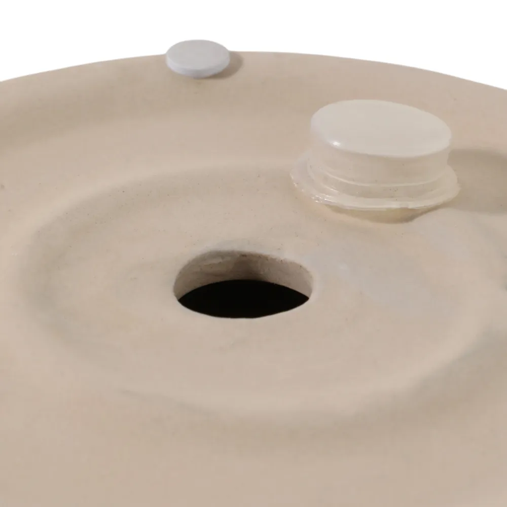 HENLEYDALE SET OF 2 BROWN PLANTER 7 (IN)