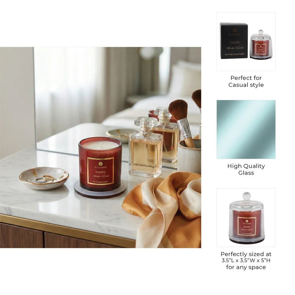 HEMMINGWORTH HAZEL AMBER & OAK CANDLE 5 (IN)