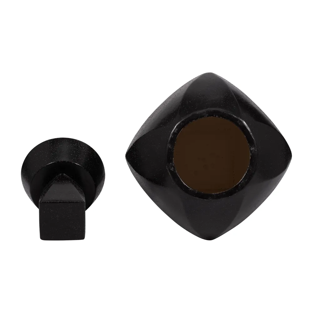 HALTONWORTH BLACK VASE 23 (IN)