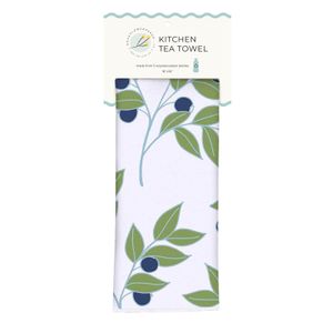 Blueberry Branch Eco Kitchen Tea Towel 4