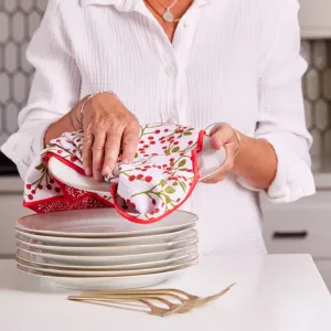 Red Berries Eco Kitchen Tea Towel 8