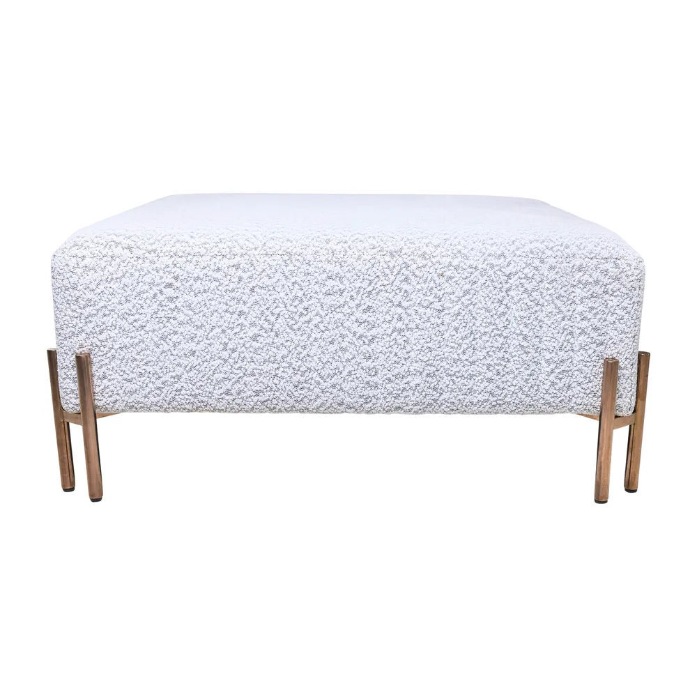 ARNETTPARK BLACK OTTOMAN 18 (IN)