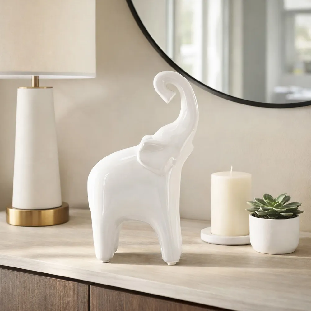 CHAPINROSE WHITE DECOR 11 (IN)