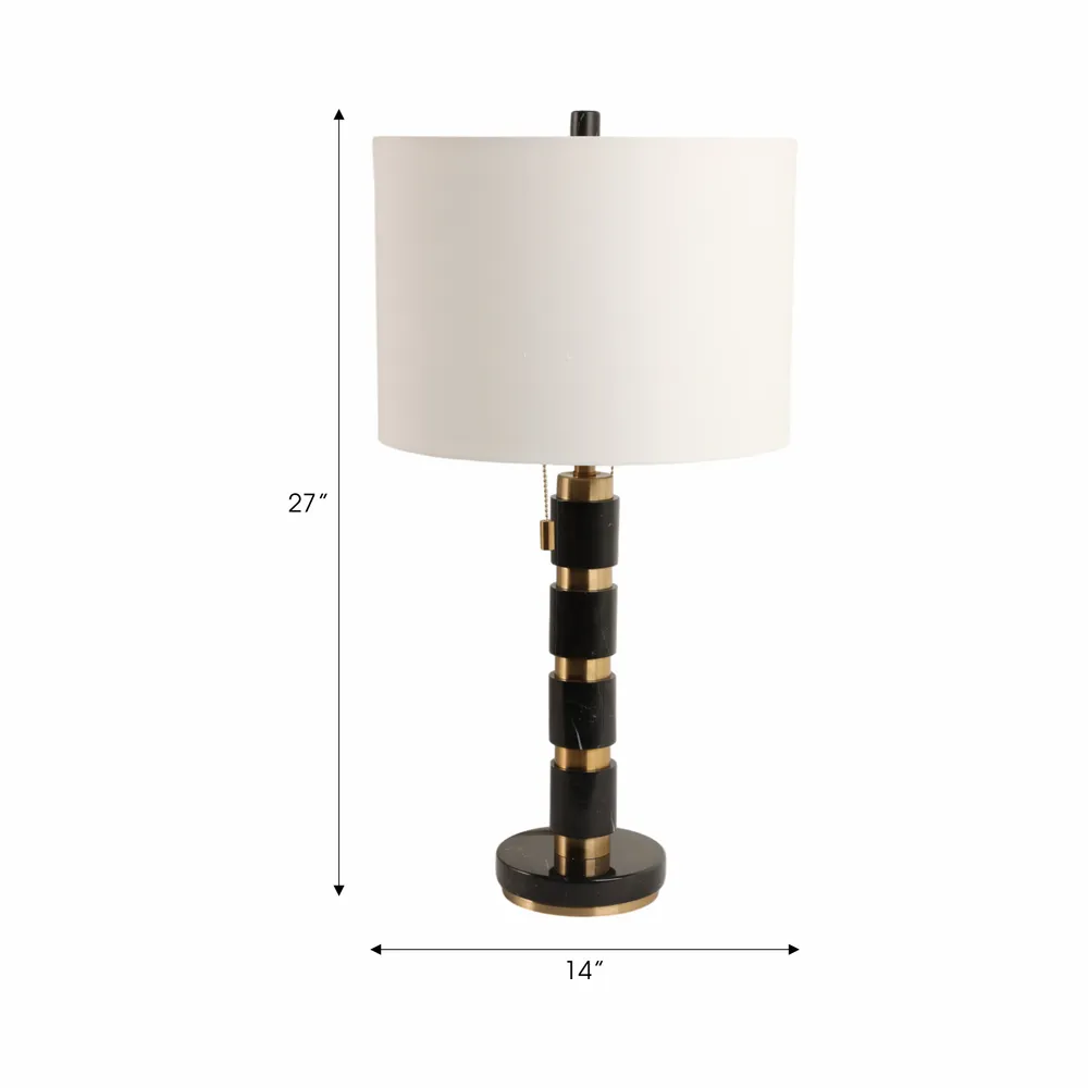 FINTONWORTH BLACK LAMP 28 (IN)