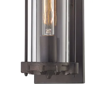 Chasebrook 15'' High 1-Light Sconce - Clay Iron 3