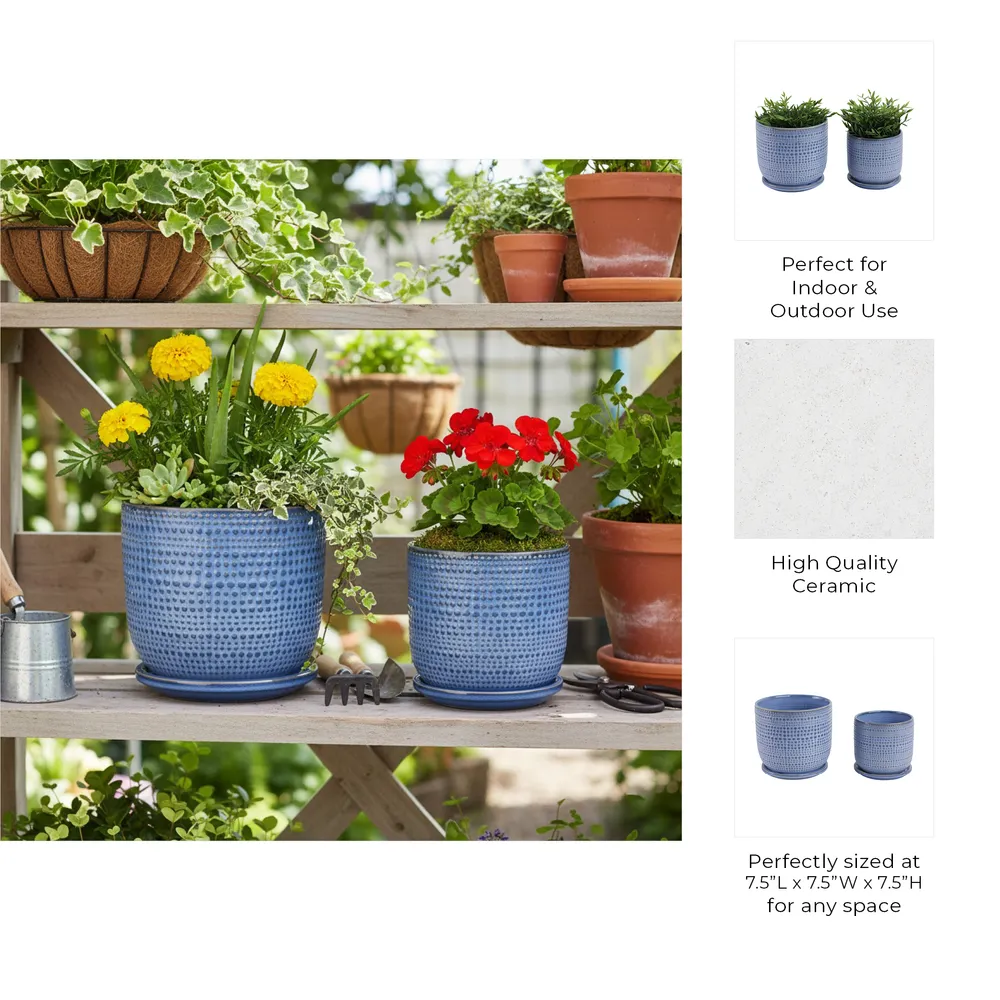 FIONAOAK SET OF 2 PLANTER 7 (IN)