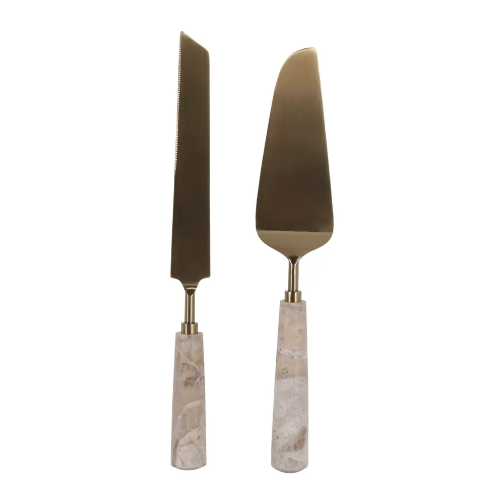 ALDEROAK SET OF 2 TAN SERVEWARE 1 (IN)