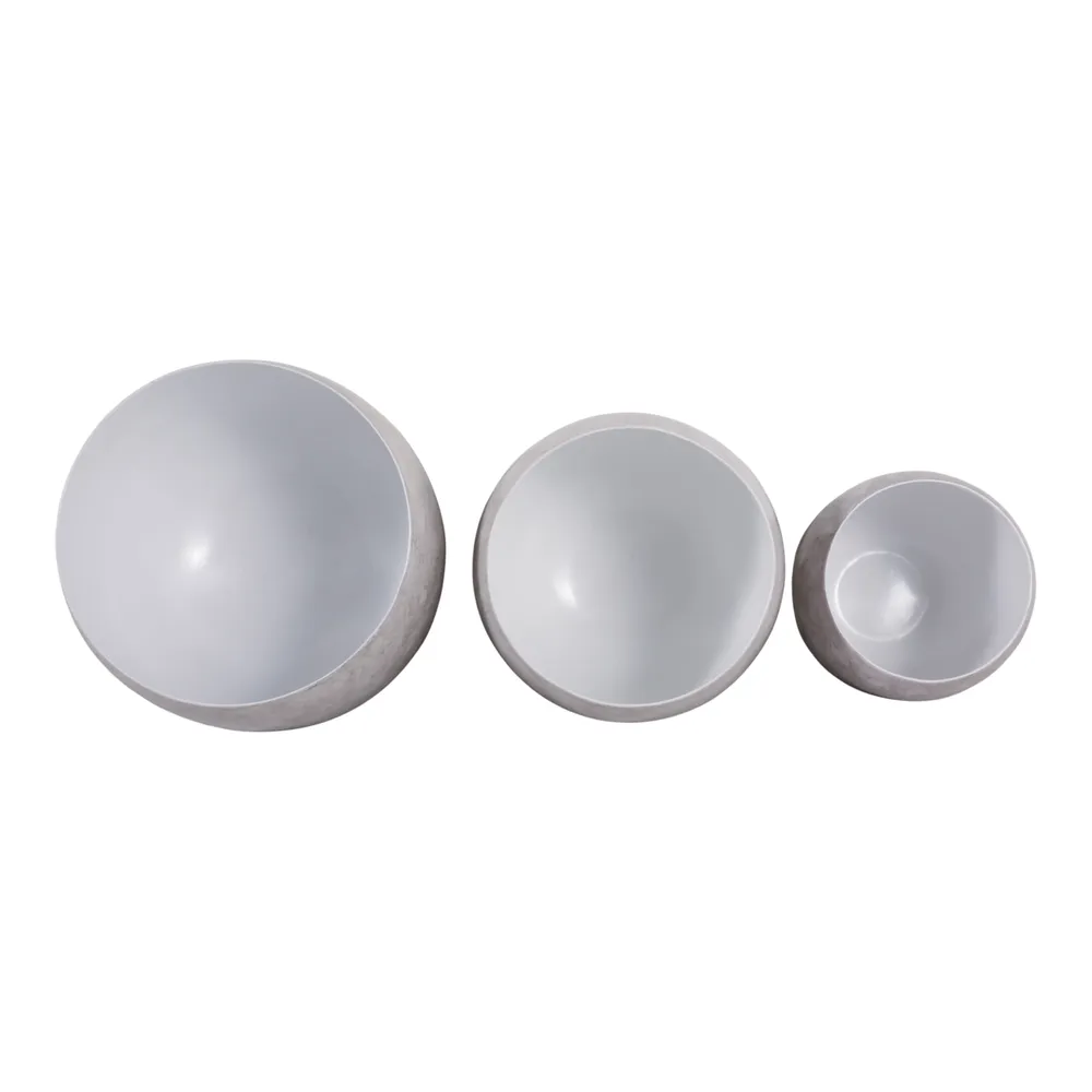 JAKEWICK SET OF 3 IVORY PLANTER 11 (IN)