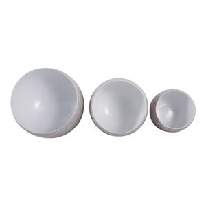 JAKEWICK SET OF 3 IVORY PLANTER 11 (IN) 8