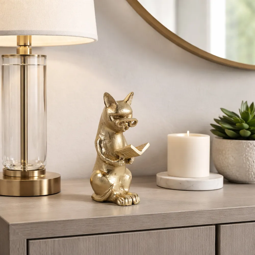 FLORAOAK GOLD DECOR 9 (IN)