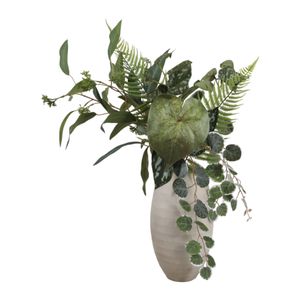 FINLEYTON GRAY GLASS VASE 10 (IN) 3