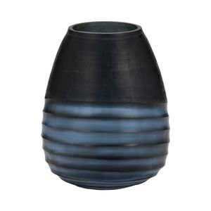 CARTERHAVEN BLUE GLASS VASE 11 (IN) 5