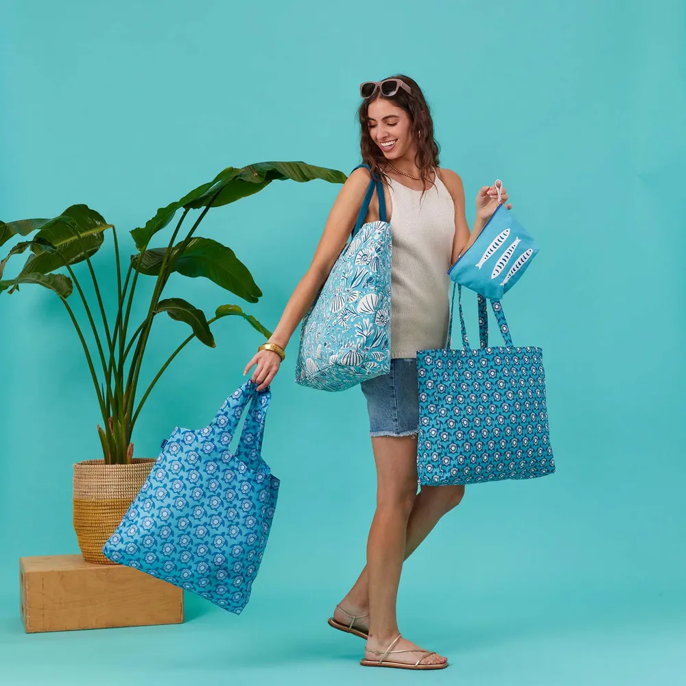 Turtles Little Shopper Canvas Tote Bag