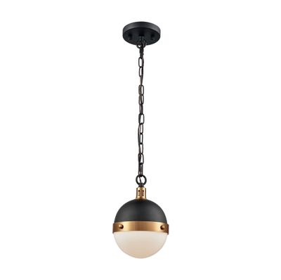 Harmelin 7″ Wide 1-Light Mini Pendant - Matte Black