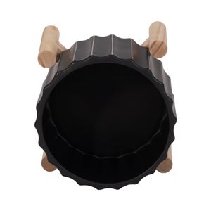CLAXTONFIELD BLACK PLANTER 6 (IN) 7