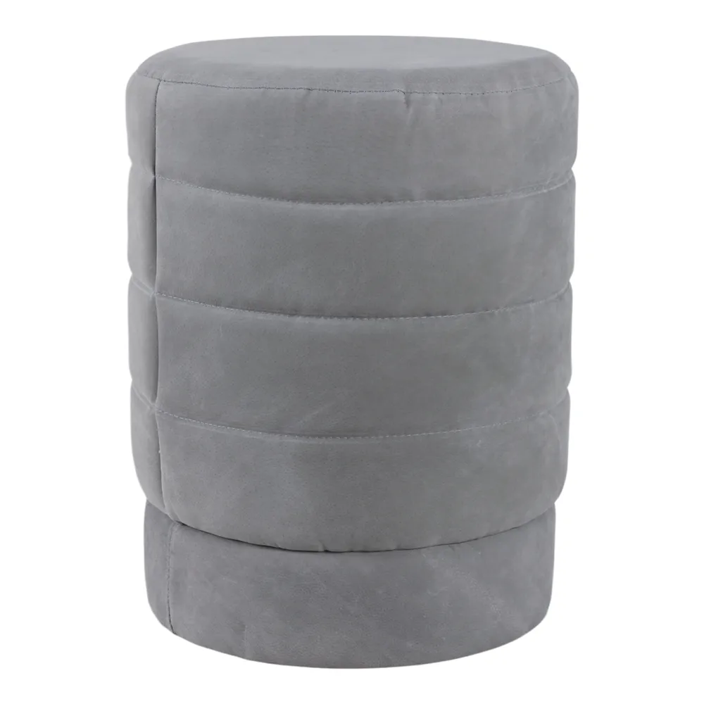 PENNFIELD GRAY OTTOMAN 19 (IN)