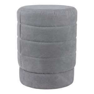 PENNFIELD GRAY OTTOMAN 19 (IN) 3