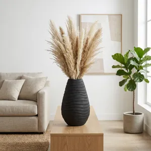 HAVENOAK BLACK VASE 18 (IN) 11