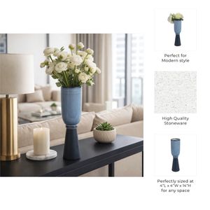 MAXRUN BLUE VASE 14 (IN) 10