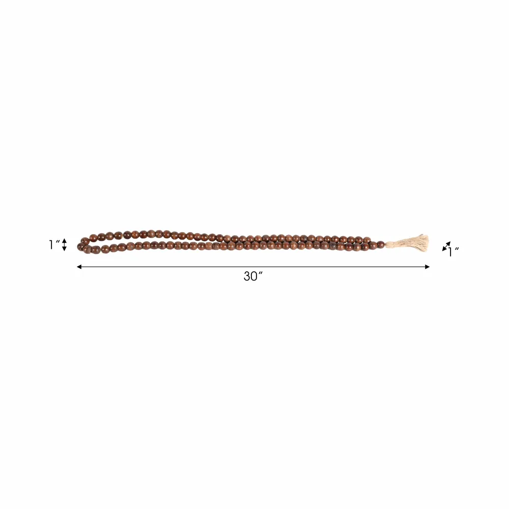 ASHERPORT BROWN BEAD 1 (IN)