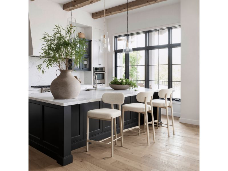 Aurea Counter Stool Light Gray 9