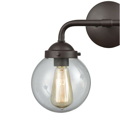 Beckett 15'' Wide 2-Light Vanity Light - Oil Rubbed Bronze