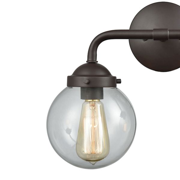 Beckett 15'' Wide 2-Light Vanity Light - Oil Rubbed Bronze